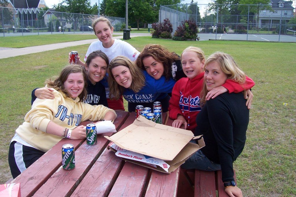 Campers making lifelong friends at a Minnesota summer camp