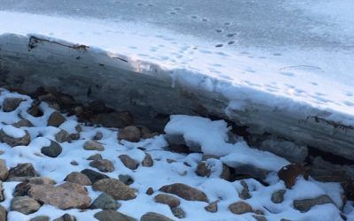 Ice Ridges on Whitefish