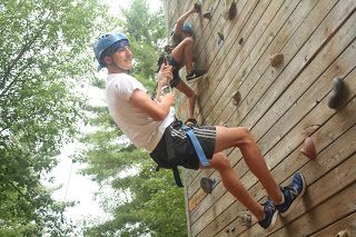 rock climbing wall camp foley