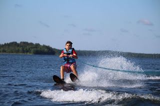 Boy Surfing