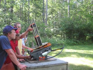 Austin, Berns and Peter at the Trap Range in 2011