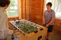 Kids Play Foosball