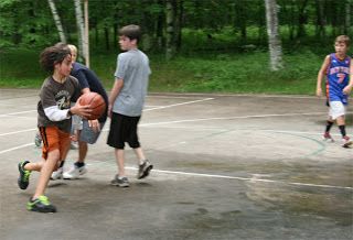 Kids Playing Basketball