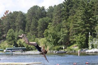 Girl Diving