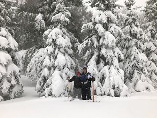 Snow at Camp