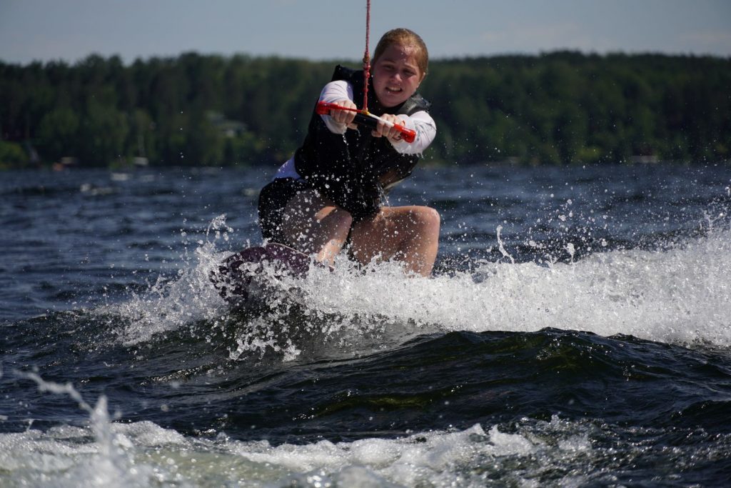 Thrilling water activities at Camp Foley