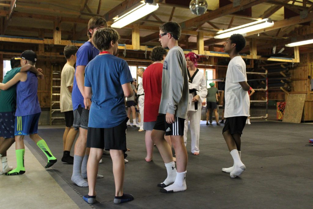 Campers building friendships and leadership skills at Camp Foley in Minnesota