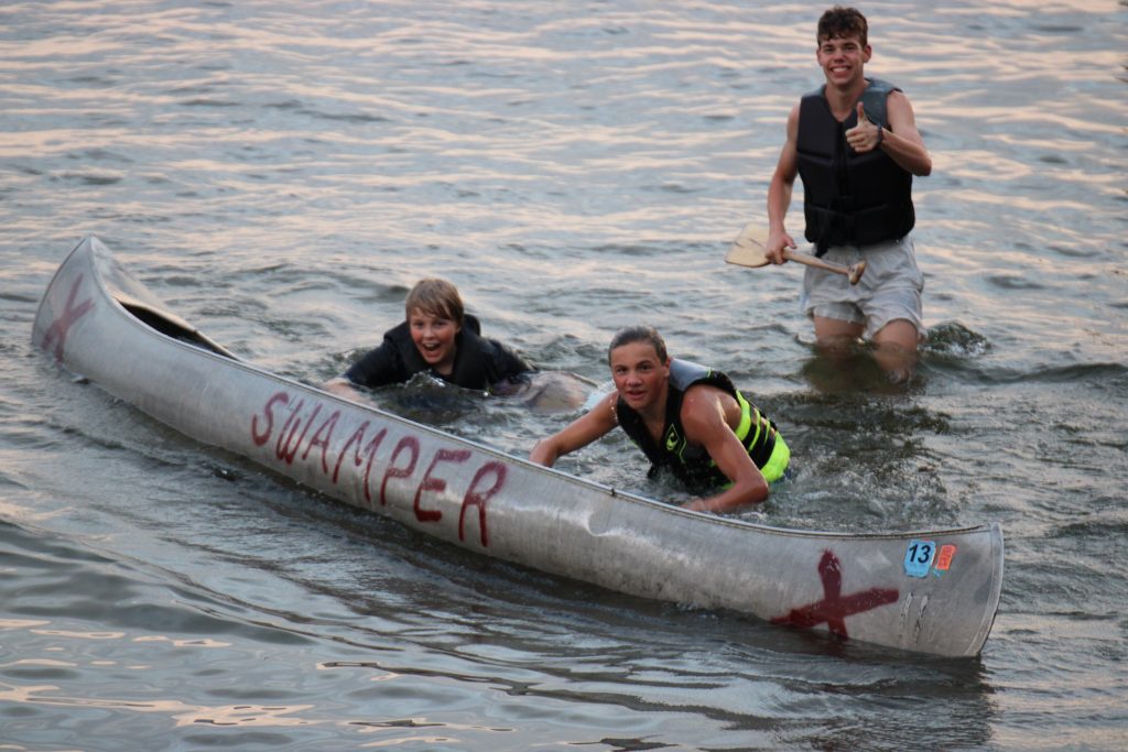 Campers enjoying summer camp activities