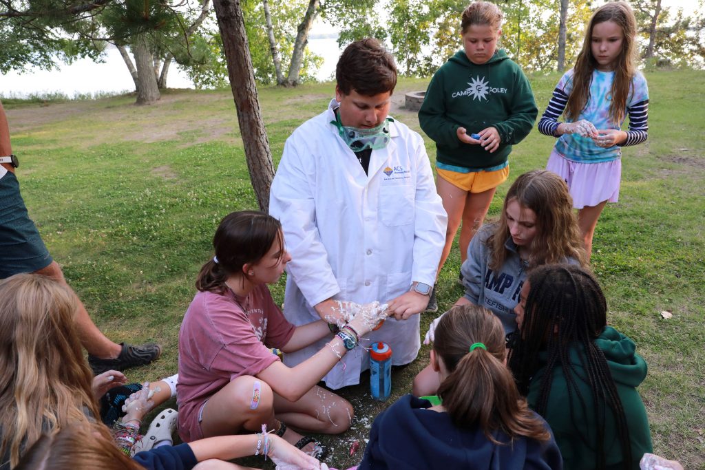 Children enjoying outdoor activities at a summer camp in Minnesota